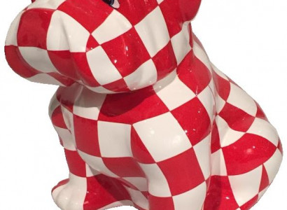 Abstrakt Figur Statu Moderne Figuren Dekoratioun Hond Gaart Skulptur Deko Nei