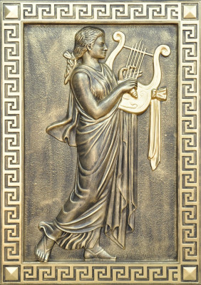 Musek Wandrelief Antik Stil Relief Wandmolerei Antik Handaarbecht Gott Bild Neigkeet