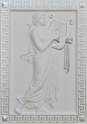 Musek Wandrelief Antik Stil Relief Wandmolerei Antik Handaarbecht Gott Bild Neigkeet
