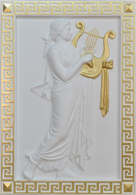 Musek Wandrelief Antik Stil Relief Wandmolerei Antik Handaarbecht Gott Bild Neigkeet