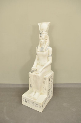 Ägyptesche Pharao Statu Skulptur Figuren Skulpturen Dekoratioun Deko Figur 123cm