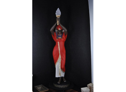 Steeluucht Skulptur Figur Luuchten Leucht Ägypten Statue Figuren Skulpturen Deko