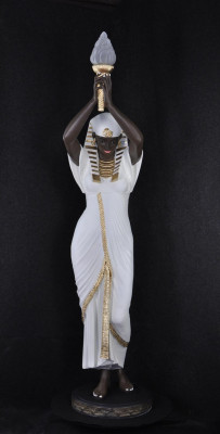 Steeluucht Skulptur Figur Luuchten Leucht Ägypten Statue Figuren Skulpturen Deko