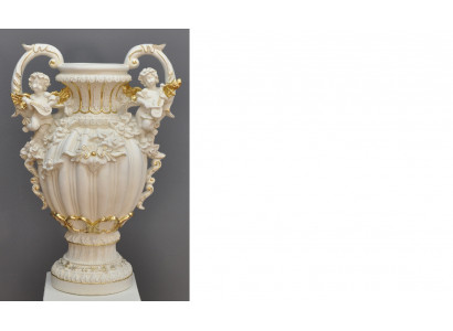 XXL Vase Dëscher Dekoratioun Deko Vasen Antik Stil Skulptur Figur Coupe Roum 71cm