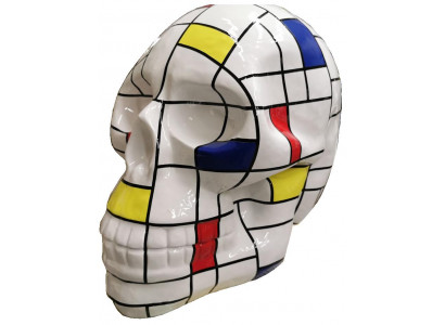 Schädel Figur Modern Figuren Dekoratioun Deko Gaart Skulptur Skulptur Iddi Nei