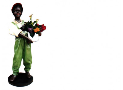 Design Blummebuttek Figur Statu Skulptur Figuren Skulpturen Dekoratioun 7059