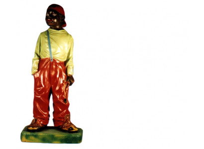 Design jonk mat Stäinschléider Figur Statue Skulptur Figuren Skulpturen 7020