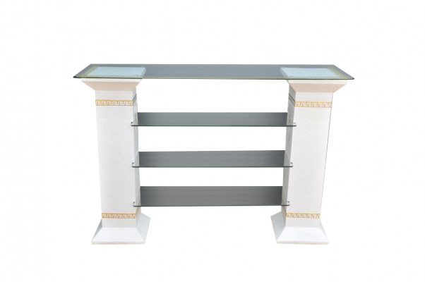 Klassesch RTV Säitendësch Fernseh Dësch Dëscher Tv Board Medusa Regal Vitrin 1866