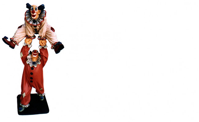 DesigClown Agestallt Figur Statue Skulptur Figuren Skulpturen Dekoratioun 5017