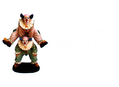 Design Clown-Akrobat Figur Statue Skulptur Figuren Skulpturen Dekoratioun 5021