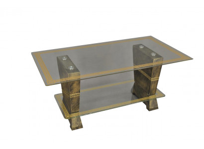 Design Medusa Dësch fir virun de Canapé Glasinventar Dësch Niewendëscher Canapé Klassesch XXL Nei