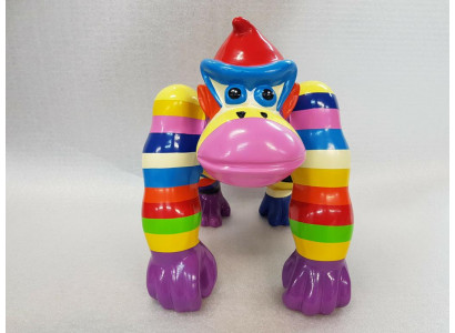 Statuen Dekoratioun Deko Gorilla Gaart Nei Designer Figur Statue Modern Figuren