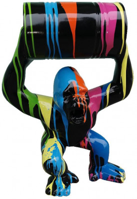 Designer Figur Statu Moderne Figuren Statuen Dekoratioun Deko Gorilla Gaart Nei