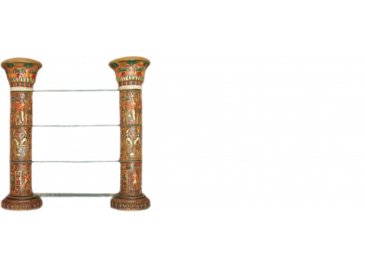 Regal Glas Vitrine Ägyptesch Regaler Vitrinen XXL Sailen 180cm Sail Ägypten Nei