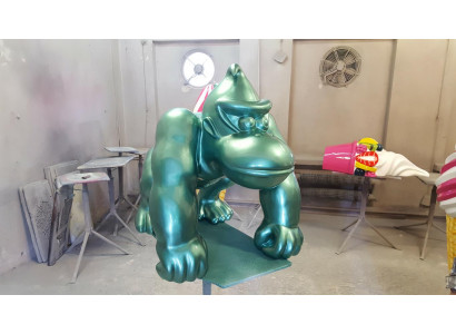 Designer Figur Statu Moderne Figuren Statuen Dekoratioun Deko Gorilla Gaart Nei