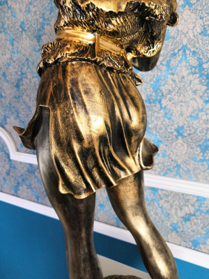 Diana Göttin Bou Pfeil XXL Designer Statu Skulptur Figur Statuen Dekoratioun