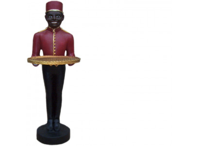 Hotelier Hotel Figur Statue Skulptur Figuren Skulpturen Dekoratioun Deko 7084 Nei