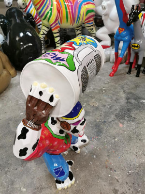 Statuen Dekoratioun Deko Gorilla Gaart Nei Designer Figur Statu Modärn Figuren