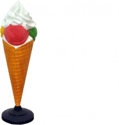 Design Eis Eisdiel Ständer Figur Statue Skulptur Figuren Skulpturen Dekoratioun