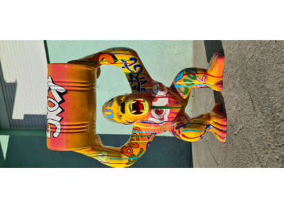 Statuen Dekoratioun Deko Gorilla Gaart Nei Designer Figur Statu Moderne Figuren