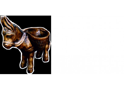 Design Esel Figur Statue Skulptur Figure Skulpturen Dekoratioun Deko Nei 3004