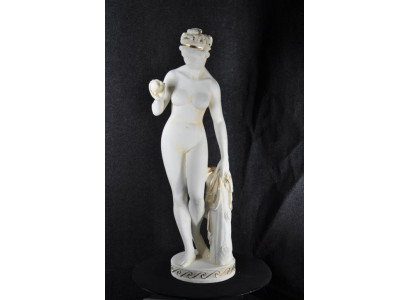 Antik Marmor Stil Statue Eva mat Apel XXL Figur Statuen Skulptur Deko PG010