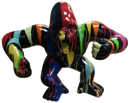 Statuen Dekoratioun Deko Gorilla Gaart Nei Designer Figur Statue Modern Figuren