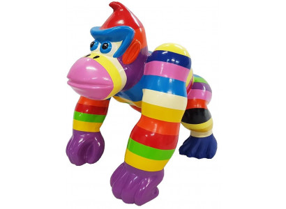 Abstrakt Statuen Gorilla Figuren Dekoratioun Deko Gaart Designer Figur Statue