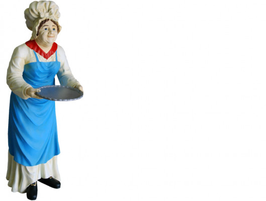 Seréierstänner Groussmamm Figur Statu Skulptur Figuren Skulpturen Dekoratioun