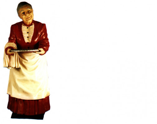 Zervéierstänner Groussmamm Figur Statu Skulptur Figuren Skulpturen Dekoratioun
