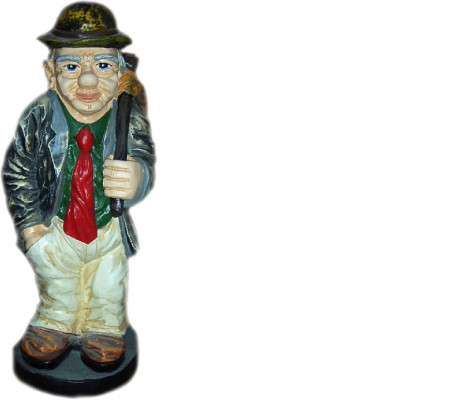 Design Grousspapp-Figur Statue Skulptur Figuren Skulpturen Dekoratioun Deko 5663