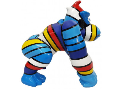 Designer Figur Statue Modern Figuren Statuen Dekoratioun Deko Gorilla Gaart Nei
