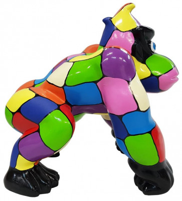 Modern Figuren Statuen Dekoratioun Deko Gorilla Gaart Nei Designer Figur Statue
