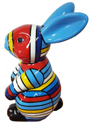 Statu Bunte Skulptur Abstrakt Designer Dekoratioun Figuren Statuen Handgemaalt