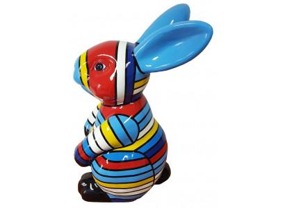 Statu Bunte Skulptur Abstrakt Designer Dekoratioun Figuren Statuen Handgemaalt