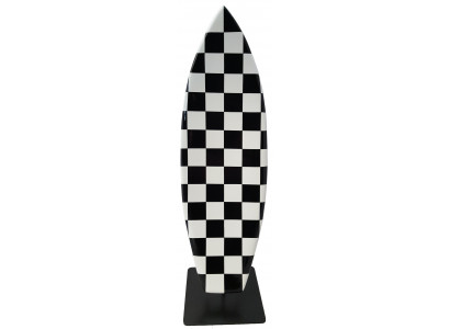 Modern Dekoratiounsfiguren echt Handaarbecht Abstrakt Figur Surfbrett Deko Statu.