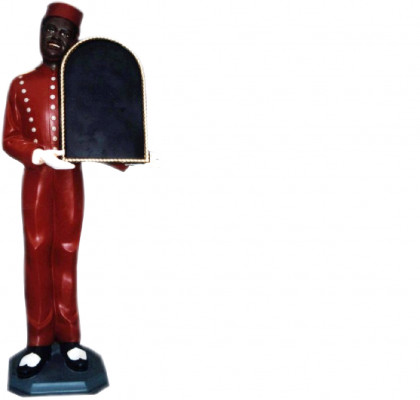 Dësch Schëld Restaurant Figur Statue Skulptur Figuren Skulpturen Dekoratioun Deko