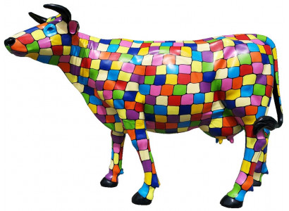 Gaartendeko Statu Skulptur Abstrakt Designer Loft faarweg Skulpturen Design Kou