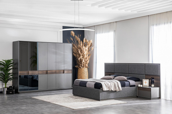 Bett 2x Nuetsdësch Kommode 4tlg. Set Schlofkummer Luxus Nei