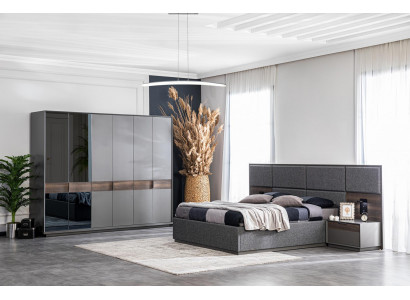 Bett 2x Nuetsdësch Kommode 4tlg. Set Schlofkummer Luxus Nei