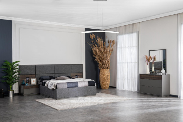 Bett 2x Nuetsdësch Kommode 4tlg. Set Schlofkummer Luxus Nei
