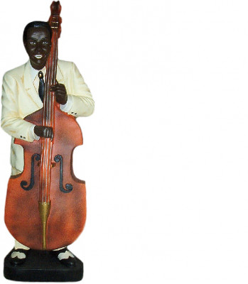 Design Kontrabass Figur Statue Skulptur Figuren Skulpturen Dekoratioun 4021 Nei