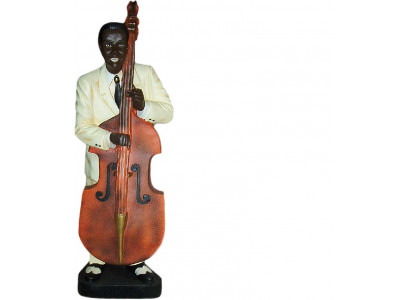 Design Kontrabass Figur Statue Skulptur Figuren Skulpturen Dekoratioun 4021 Nei