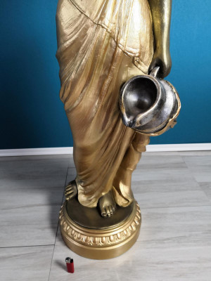 Stehlampe Lampe Luucht Statuestatuette Figur Skulpturen Skulptur Statuen Standluucht