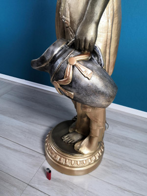 Stehlampe Lampe Luucht Statuestatuette Figur Skulpturen Skulptur Statuen Standluucht