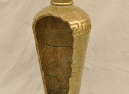 XXL Medusa Antikstil Vitrin Bar Buedem Vase Schaf Vitrinnesail 127cm Neien