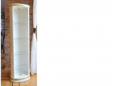 XXL Vitrine Bar Regal Glasbuedem Schaf Vitrinëssäil 181,5 cm 1883 Nei