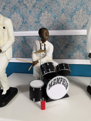 5X DESIGNER SET FIGUR SKULPTURE STATUE MUSEKER XXL GROUSS FIGURE STATUE