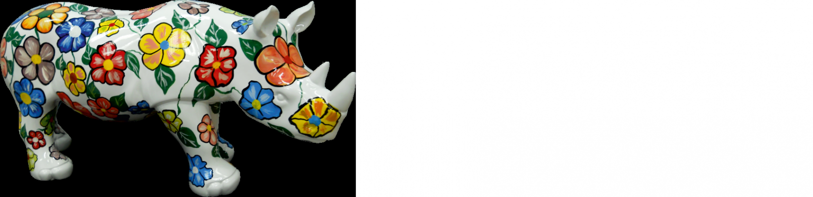 Design Nashorn Figur Statu Skulptur Figuren Skulpturen Dekoratioun Deko 3096 Nei