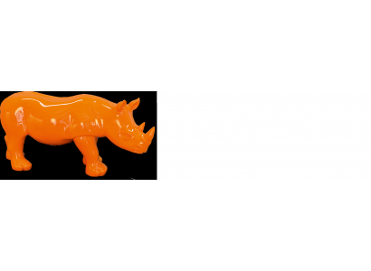 Design Nashorn Figur Statue Skulptur Figuren Skulpturen Dekoratioun Deko 3087 Nei